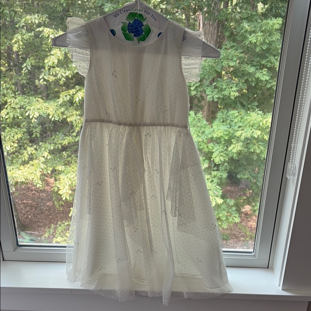 Elegant Cream Kids Dress